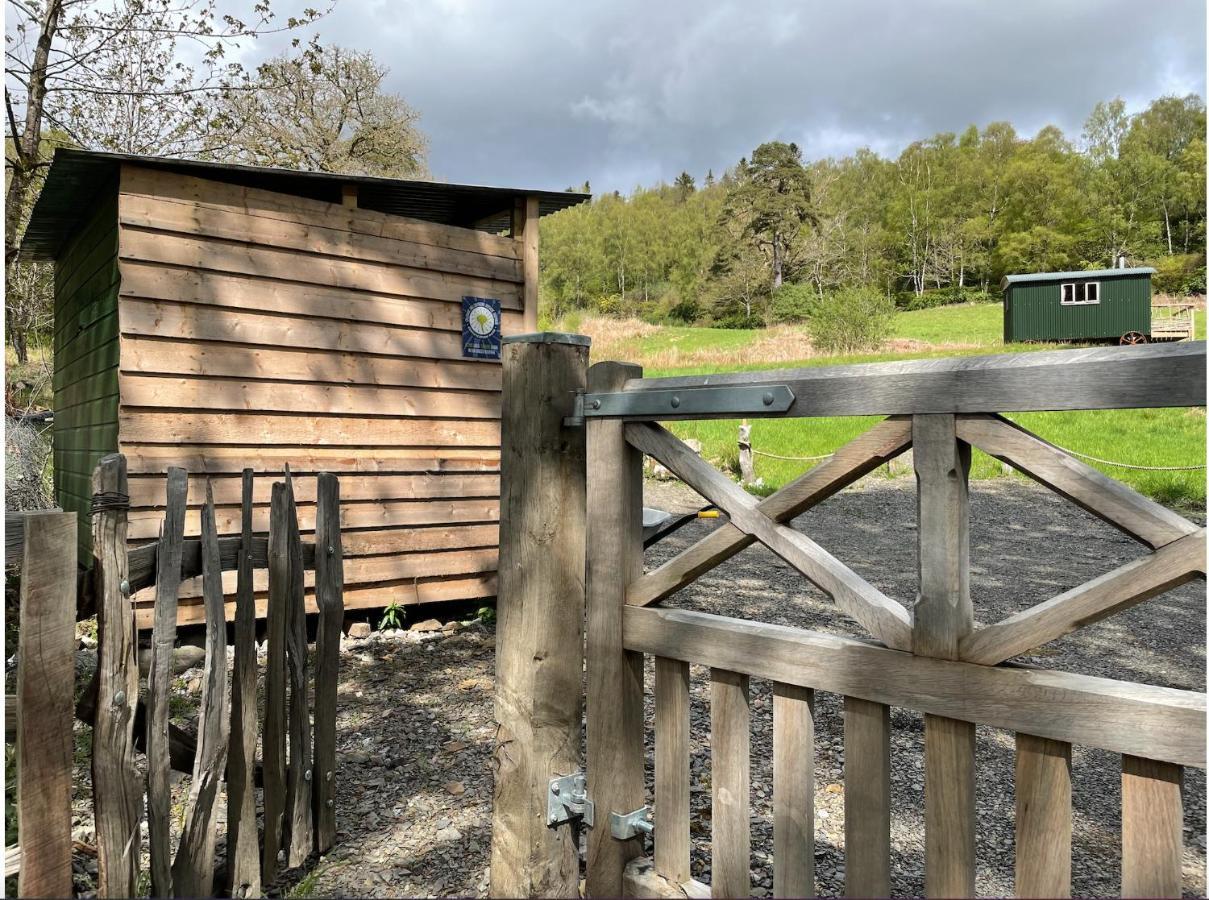 カッスル・ダグラス Cosy Woodland Off Grid Shepherds Hut - Rowanヴィラ エクステリア 写真